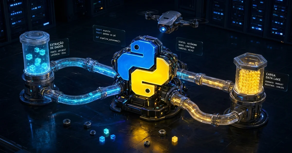 Como Criar Pipelines Autônomos em Python Sem Complicar